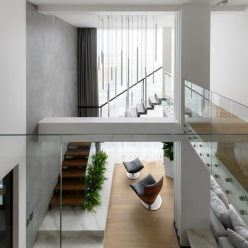 Penthouse interior design "CUBE-33"