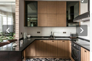 Inspiration for an asian home design remodel in Other