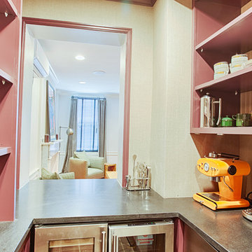 Center City Philadelphia Row Home Bar and Pantry Area