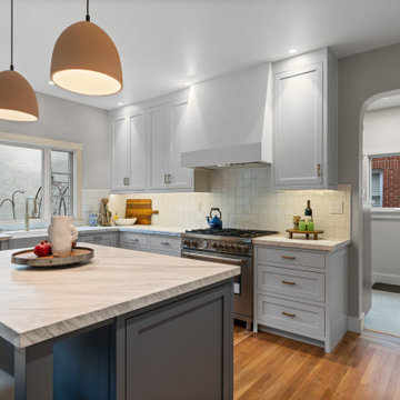 Fabulous 40s Custom Shaker Kitchen – Paint-Grade Maple Cabinets Sacramento