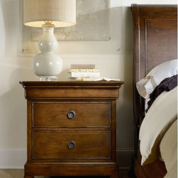 Archivist Three-Drawer Nightstand - Nightstands And Bedside Tables