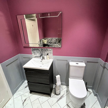 Whirlpool bath, bathroom tiles - Mr & Mrs Mayfield