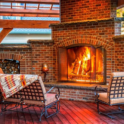 Outdoor Kitchen & Entertainment Patio - Outdoor Fireplaces