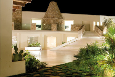 Ispirazione per un patio o portico mediterraneo