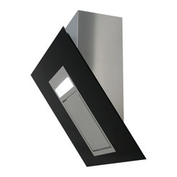 "Black Diamond" Glass Range Hood by Futuro Futuro - Range Hoods And Vents