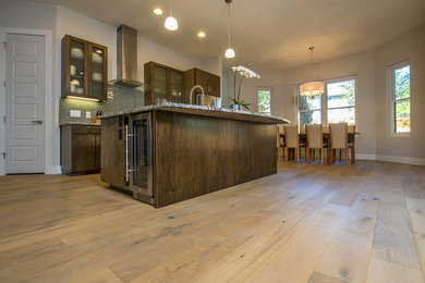 Example of a trendy kitchen design in Austin