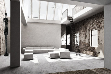 Industrial Wohnzimmer in Berlin