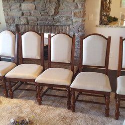 dining chair reupholster - Dining Chairs