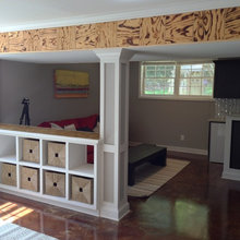 basement family room