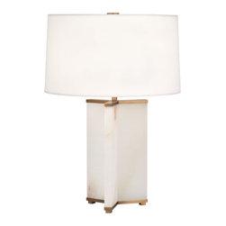 Robert Abbey - Robert Abbey Fineas Alabaster Table Lamp - Table Lamps