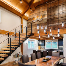Stairs By Kitchen
