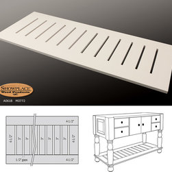 Slotted Shelf/Panel - Showplace Cabinets - Kitchen Cabinetry