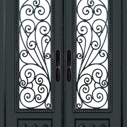 Neo-Classical Double Entry Doors - Front Doors
