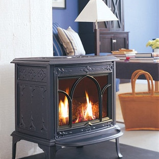 Home design - small traditional home design idea in Denver