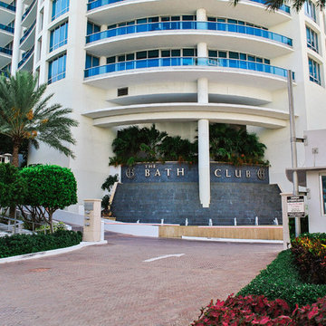 MIAMI BEACH, FL. INTERIOR DESIGNERS J Design Group, Bath Club, Ocean Front