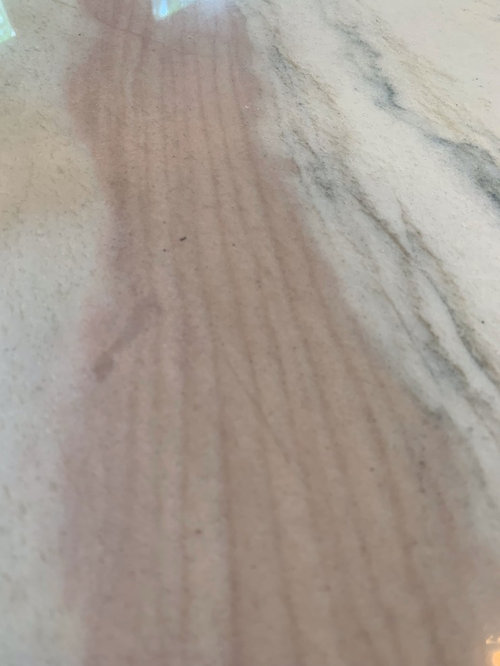Sealed quartzite sensitive to water and oil?