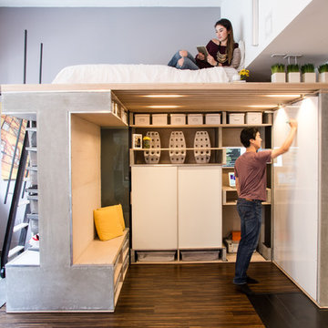 Donnie and Nicole's trick-pulling loft