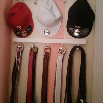 Hats & Belt storage