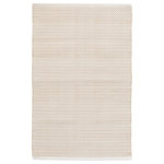 Dash & Albert - Herringbone Linen/White Indoor/Outdoor Rug, Runner-2.5'x8' - Part of our Designer Favorites collection of go-to rugs in timeless styles and a variety of durable constructions. Take neutral spaces to the next level with this ultradurable indoor/outdoor rug, featuring a subtle herringbone pattern in a soft beige and white combo.