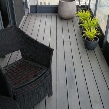 King West Toronto Staggered Composite Deck
