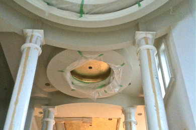 Gold Leaf Recessed Ceilings