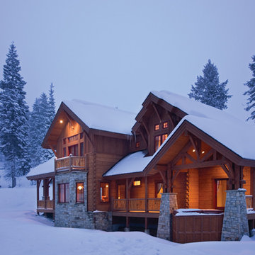 Hybrid Log & Timber Home - Tamarack Residence