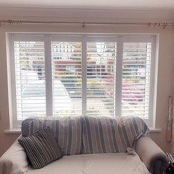 Pure White Weston Range Shutters fitted in Castleknock, Dublin 15 - Products
