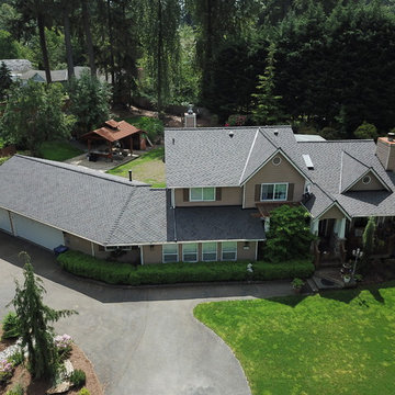 After Photo: CertainTeed Presidential Shadow Gray Composition Shingles - Snohomi