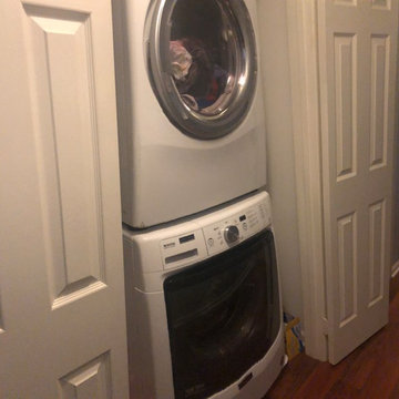 Bathroom Update & Moved Laundry Room Upstairs