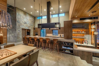 Kitchen - contemporary kitchen idea in Other