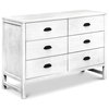 Fairway 6-Drawer Double Dresser, Cottage White