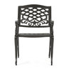 Covington Outdoor Cast Aluminum Dining Chairs, Set of 2