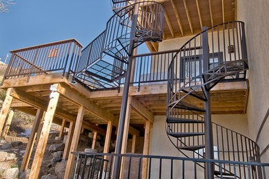 Example of a staircase design in Albuquerque