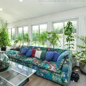 Great Sitting Room with All New Sliding Windows - Renewal by Andersen NJ / NYC