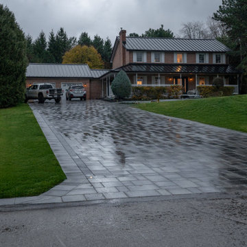 Modern Interlocking Stone Driveway