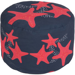 Surya Poufs- (POUF-267) - Floor Pillows And Poufs