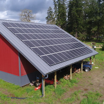 20.67kW Grid-Tied Solar Photovoltaic System - Net Zero Barn