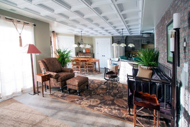 Home design - eclectic home design idea in Grand Rapids