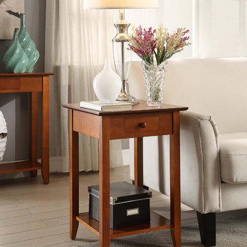 American Heritage End Table with Drawer and Shelf