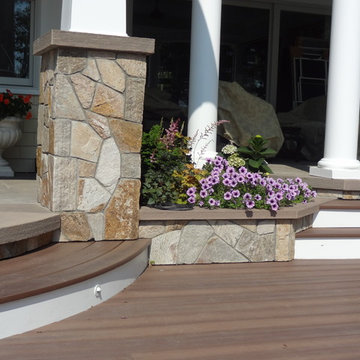 Residence with Colonial Tan New England Stone