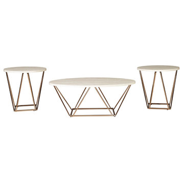 Tarica Two-tone Occasional Table Set of 3