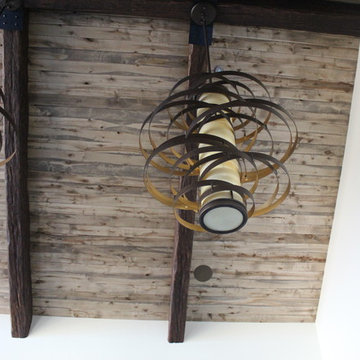 Black tea stained ceiling