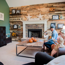 living room walls and floor