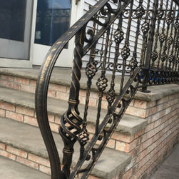Metal wrought iron hande reling - Home Fencing And Gates