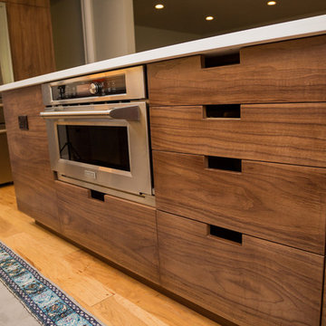 Modern Walnut Kitchen