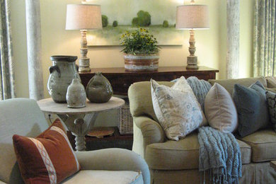 Elegant living room photo in Atlanta