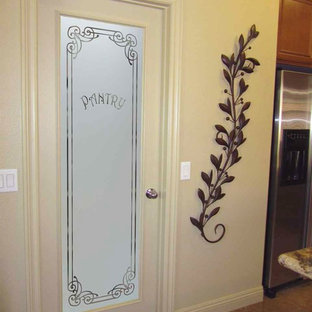 Frosted Glass Pantry Doors Houzz