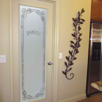 Pantry Doors - Sans Soucie Naples Glass Pantry Door