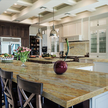 Antique Gold Granite Kitchen