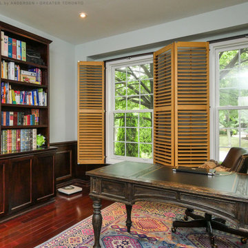 New Windows in Handsome Home Office - Renewal by Andersen Greater Toronto, Ontar